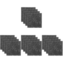 16Pcs Nano Car Scratch Remover Cloth Grey for Auto Repair