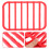 2Pièces Dessous De Plat Silicone Rouge Résistant Chaleur Antidérapant 10