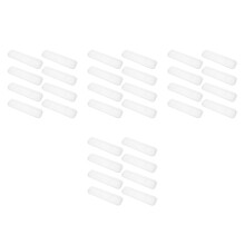 32Pcs Portable Transparent Plastic Cutlery Box with Lid for Picnic Use