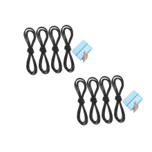Black Elastic Cord Bands for Notebooks Strong & Stretchy