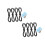 Black Elastic Cord Bands for Notebooks Strong & Stretchy 1