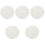 5Pcs Mini Plush Carpet Dollhouse Floor Mat Soft Decor 4