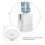 2Pcs Durable ABS White Water Dispenser Top Cover Universal Replacement 10