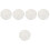 5Pcs Mini Plush Carpet Dollhouse Floor Mat Soft Decor 5
