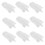 60Pcs Clear Drinking Flasks Foldable Leakproof Liquor Pouch 10