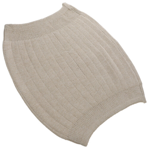 4Pcs Winter Stomach Warmer Belt Khaki Polyester Comfort Support 2