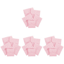60Pcs Jewelry Pouches Snap Button Small Portable Gift Bags