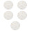 5Pcs Mini Plush Carpet Dollhouse Floor Mat Soft Decor 8