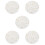 5Pcs Mini Plush Carpet Dollhouse Floor Mat Soft Decor 9