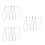 18Pcs Multi-Color Rubber Bands Trash Bag Holders Adjustable for Bins 8