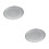 2Pcs Round Silver Pizza Board Durable Aluminum Platter for Kitchen Use 5
