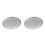 2Pcs Round Silver Pizza Board Durable Aluminum Platter for Kitchen Use 7