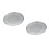 2Pcs Round Silver Pizza Board Durable Aluminum Platter for Kitchen Use 9