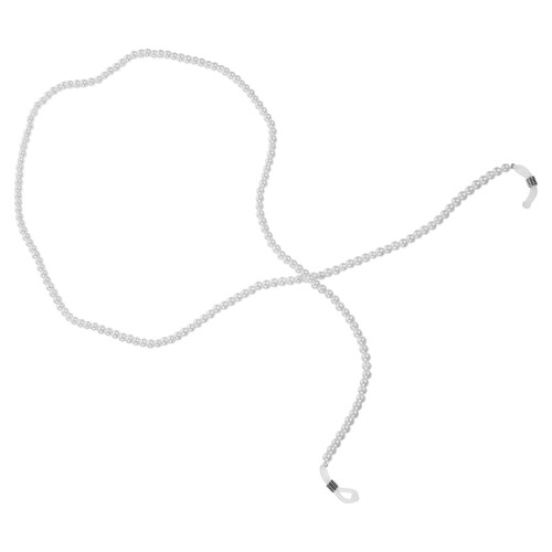3Pcs Pearl Eyeglasses Strap Stylish Beige Chain for 1