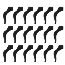 40Pairs Black Silicone Sunglasses Set Non-Slip Glasses Ear Hook Kit