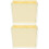 2Pcs Compact PP Paint Brush Holder Light Yellow Reusable Brush Washer 5