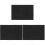 3Pcs Black Felt Mat for Calligraphy Smooth Writing Desk Pad 1