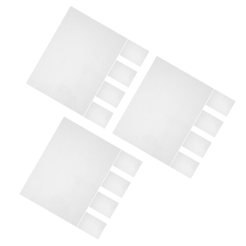 30Pcs Transparent Bops Shrink Craft Sheets for DIY Art & Ornaments
