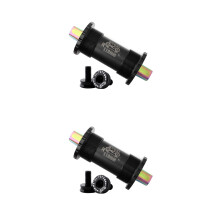 2Pcs Titanium Alloy Ceramic Central for Bike 68Mm Threaded Folding