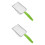 2Pcs Lightweight Green Beach Mesh Stainless Steel Tool 6
