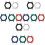 15 Pcs Protective Cover Case Cover S3 Metal Frame 3