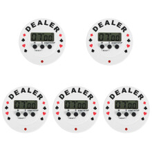 5Pcs Practical Poker Game Digital Timer for Home and Parties