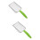 2Pcs Lightweight Green Beach Mesh Stainless Steel Tool 8