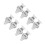 16Pcs Silver Stainless Steel Hasp Latches Spring Loaded for Boxes 1