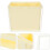 2Pcs Compact PP Paint Brush Holder Light Yellow Reusable Brush Washer 9