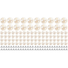 Set Of 2 Upholstery Buttons Buttons 0.80x0.80x0.80cm Beige