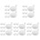 50Pcs White Rubber Insert Balls for DIY Stress Relief 1