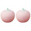 2Pcs Pink Snack Trays Multi-Use Candy and Fruit Containers for Home 1