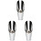 3Pcs Silver Garden Bucket Soil Dig Lightweight Portable Scoops 1