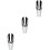 3Pcs Silver Garden Bucket Soil Dig Lightweight Portable Scoops 6