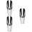 3Pcs Silver Garden Bucket Soil Dig Lightweight Portable Scoops 8