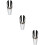 3Pcs Silver Garden Bucket Soil Dig Lightweight Portable Scoops 10