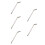 5Pcs Silver Elevator Track Tool Strong Iron for Home Cleaning 8