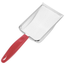 4Pcs Red Stainless Steel Beach Mesh Set with Comfortable Grip