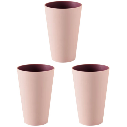 Set Of 3 Toothbrush Toothpaste Student Tumbler Cup All People