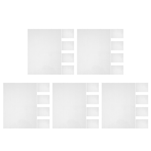 50Pcs Versatile Bops Shrink Sheets for DIY Ornaments and Art