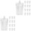 60Pcs Clear Drinking Flasks Foldable Leakproof Liquor Pouch 1