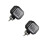 2Pcs Motorcycle Waterproof Spotlight Durable Aluminum Work Lamp 9