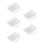 50Pcs Transparent Silicone Lipstick Applicator Set with Box for Makeup 6