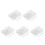 50Pcs Transparent Silicone Lipstick Applicator Set with Box for Makeup 7