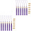 2Sets Polyester Graduation Tassels 2023 DIY Assorted Colors Durable 3