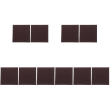 160Pcs Durable Felt Chair Pads Square Furniture Leg Protectors Brown