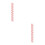 2Pcs Reflective Red Water Level Ruler Stickers PVC Self Adhesive Tool 1