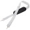4Pcs Wide Silver Nylon Purse Straps Adjustable and Durable Replacement 3