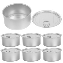30Pcs Sealed Aluminum Empty Food Tins for Tea Coffee Storage