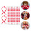 80Pcs Multi Mini Doll Scarves for Holiday Decor and Craft Projects 11